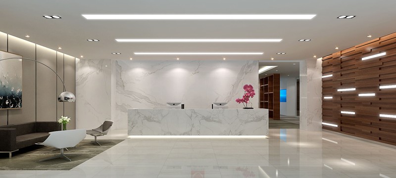 880平米房地產(chǎn)銷(xiāo)售公司辦公室設(shè)計(jì)效果圖-第1張圖片-上海古都建筑設(shè)計(jì)集團(tuán)