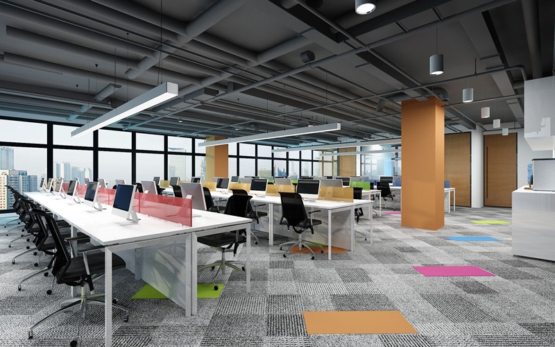 880平米房地產(chǎn)銷(xiāo)售公司辦公室設(shè)計(jì)效果圖-第3張圖片-上海古都建筑設(shè)計(jì)集團(tuán)