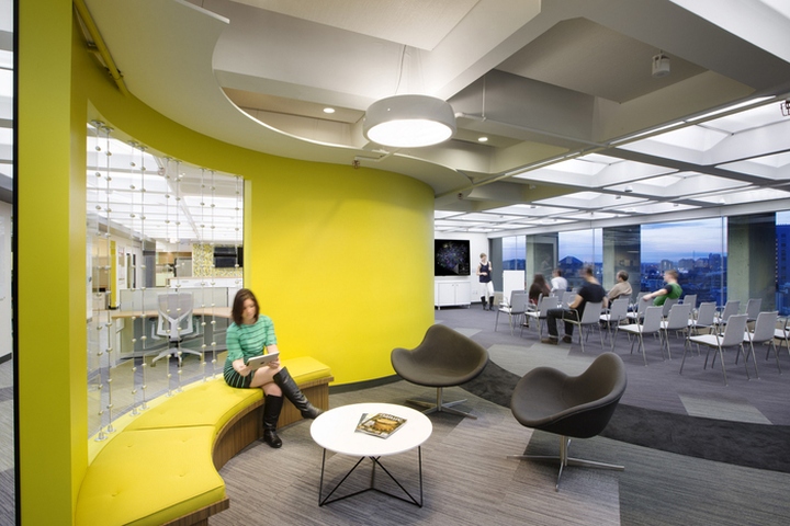 1000平米簡約風(fēng)格辦公室設(shè)計圖-第3張圖片-上海古都建筑設(shè)計集團(tuán)