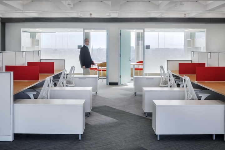 1000平米簡約風(fēng)格辦公室設(shè)計圖-第4張圖片-上海古都建筑設(shè)計集團(tuán)