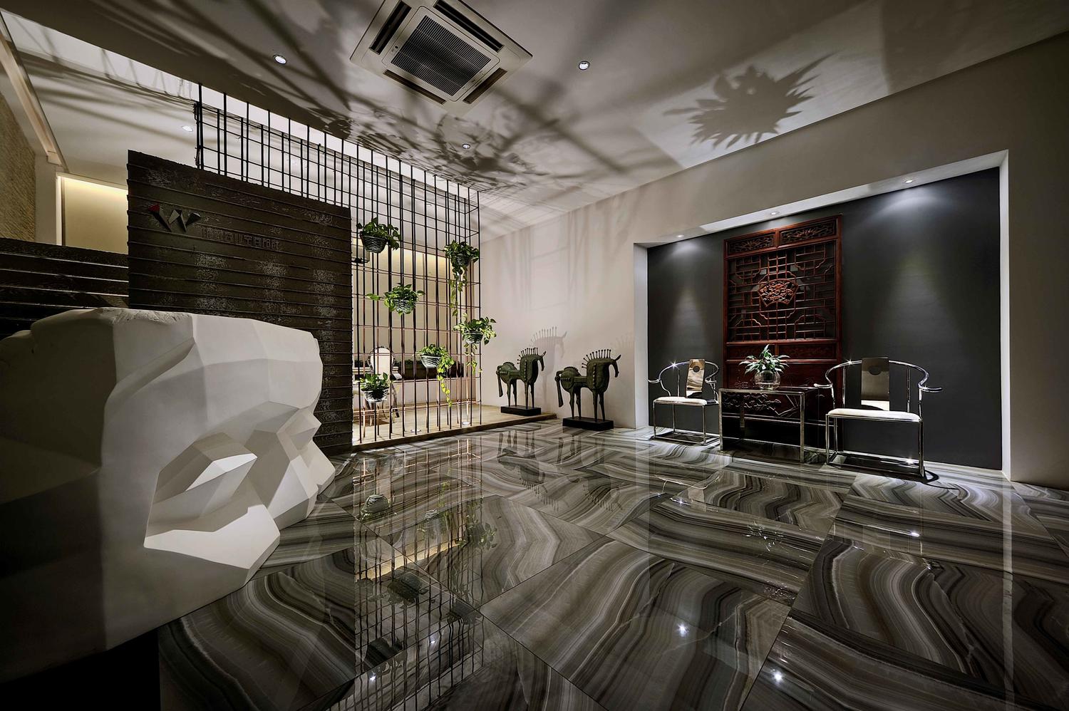 閔行區(qū)280平辦公室裝修混搭風格設(shè)計-第3張圖片-上海古都建筑設(shè)計集團