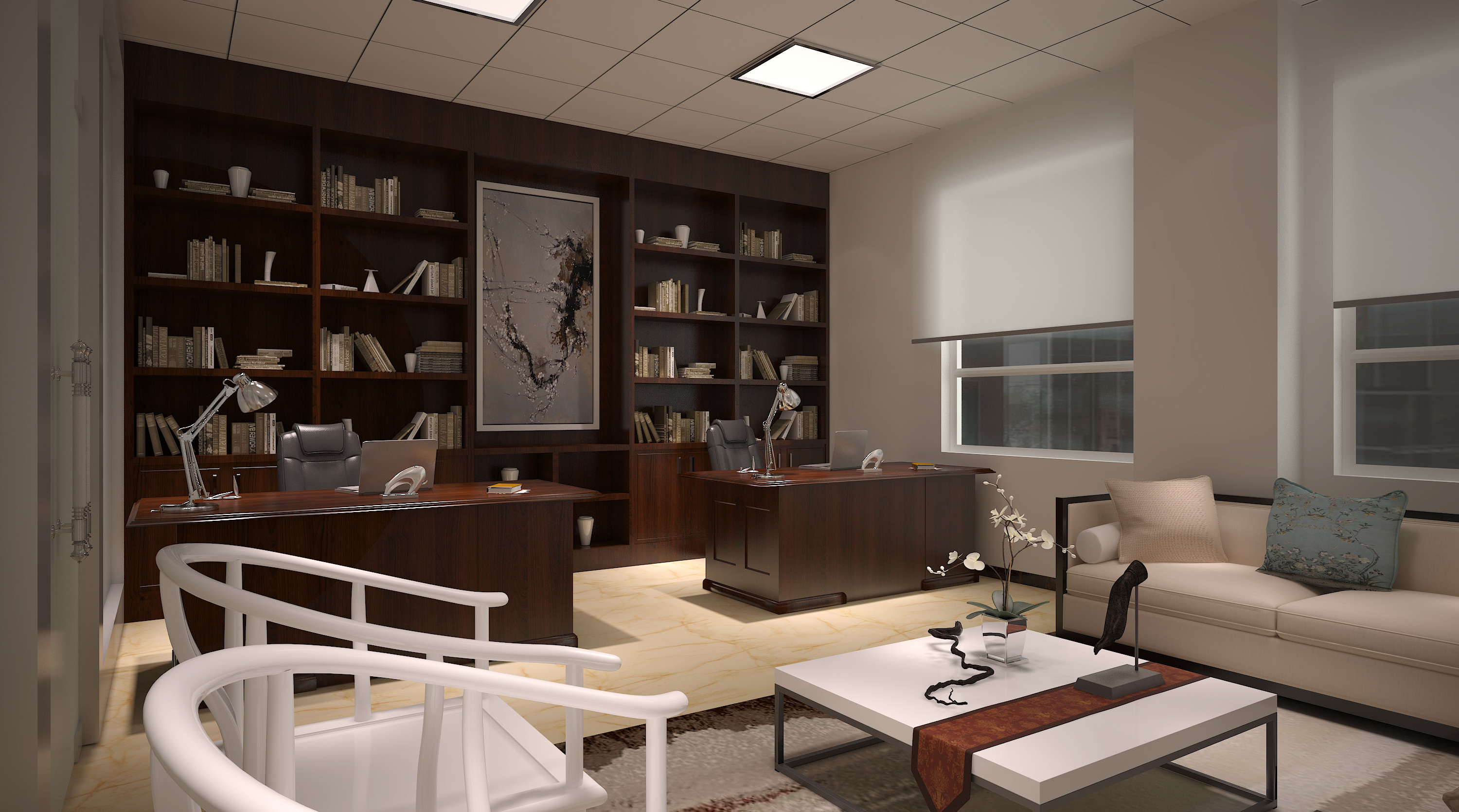 嘉定區(qū)辦公室裝修寫字樓裝修設(shè)計-第5張圖片-上海古都建筑設(shè)計集團