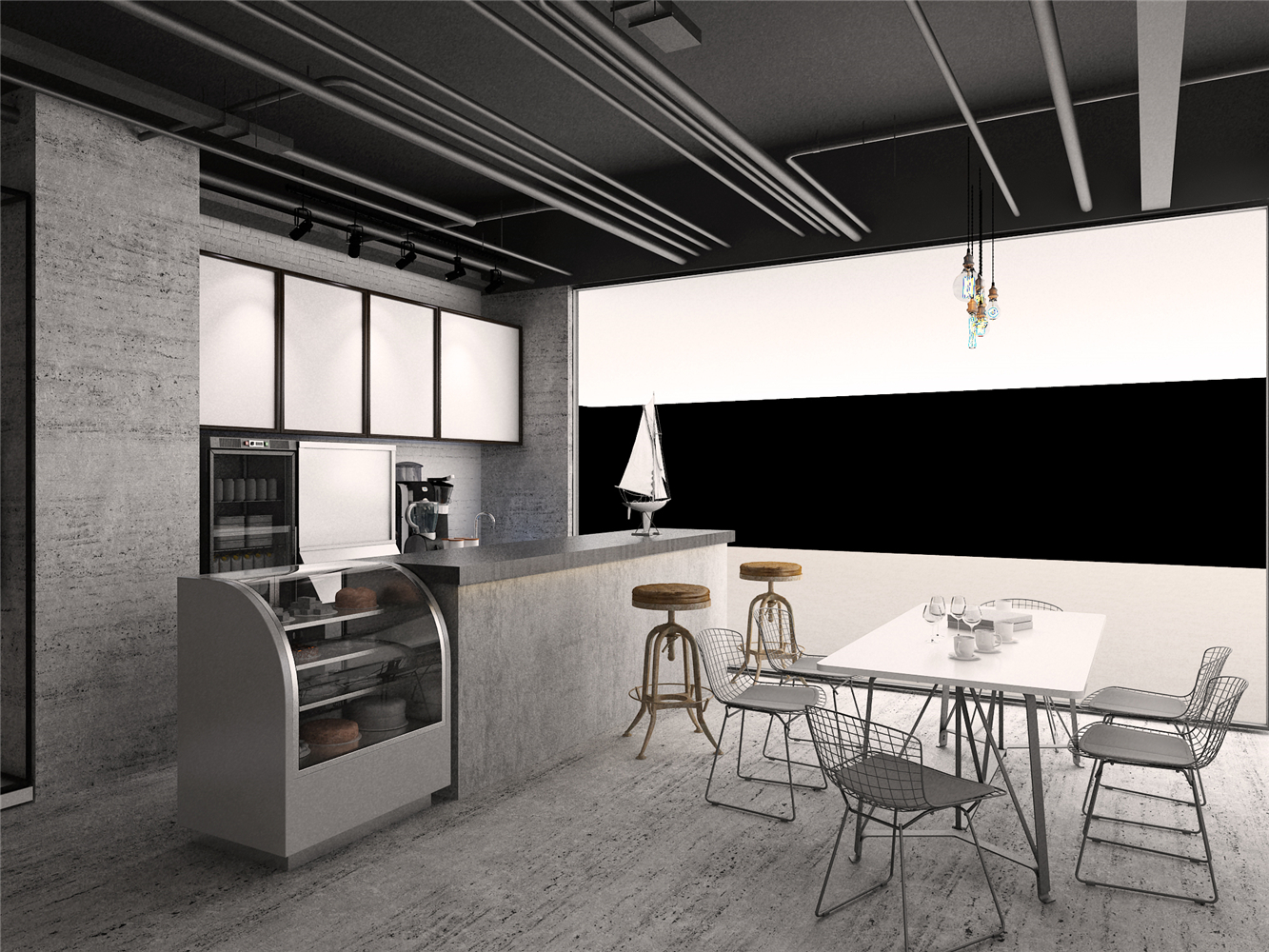 徐匯區(qū)工業(yè)風(fēng)格服裝店辦公室裝修設(shè)計-第2張圖片-上海古都建筑設(shè)計集團(tuán)