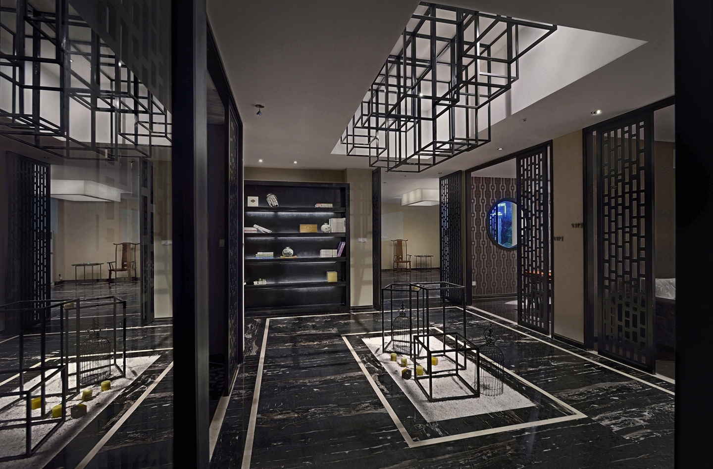 金山區(qū)200平辦公室裝修靜謐風格設(shè)計-第3張圖片-上海古都建筑設(shè)計集團