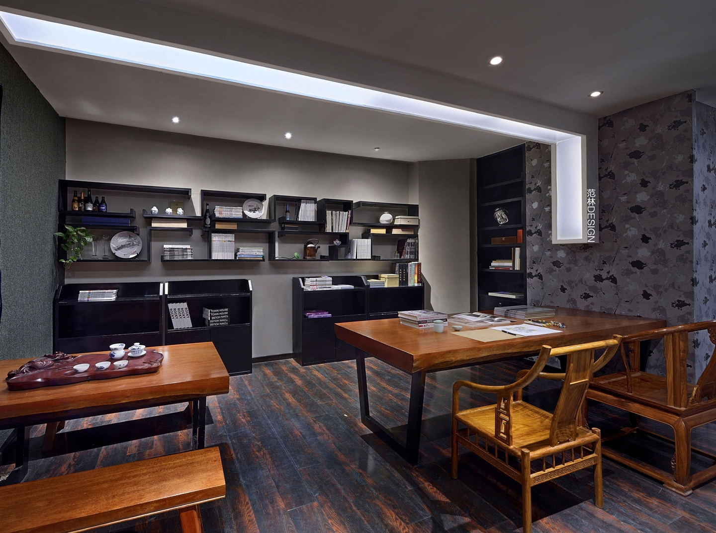 金山區(qū)200平辦公室裝修靜謐風格設(shè)計-第7張圖片-上海古都建筑設(shè)計集團