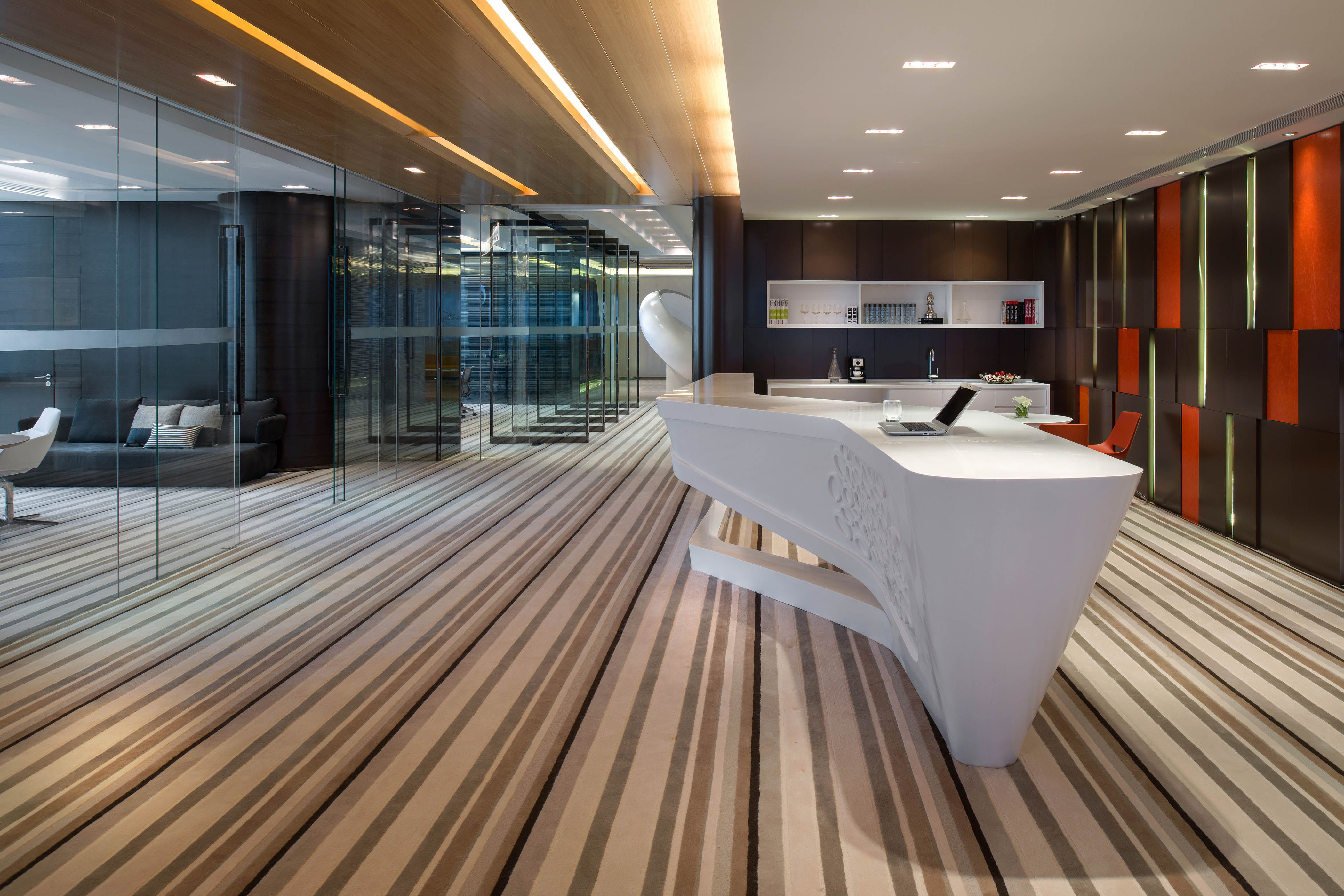 天盈廣場辦公室裝修設計效果圖-第3張圖片-上海古都建筑設計集團