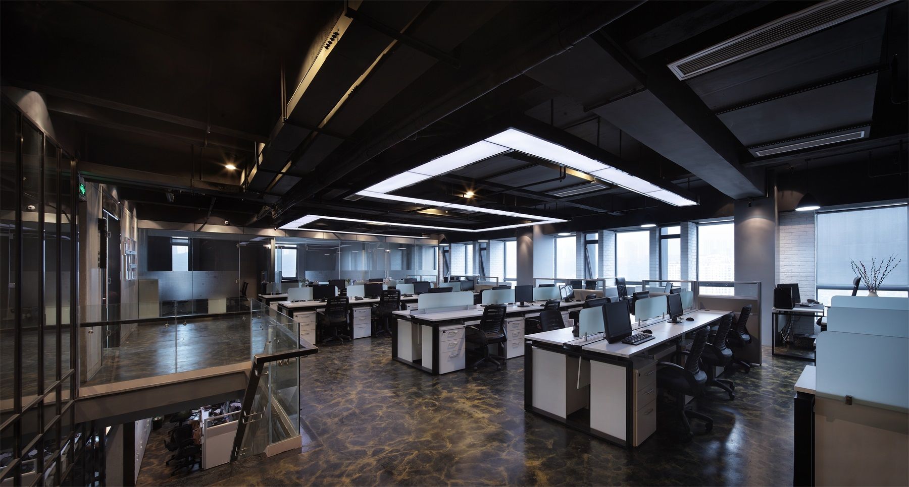 簡約風(fēng)格教育機(jī)構(gòu)辦公室裝修設(shè)計效果圖-第5張圖片-上海古都建筑設(shè)計集團(tuán)