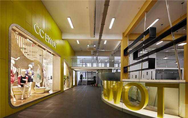 浦東新區(qū)服飾公司辦公室裝修設(shè)計-第2張圖片-上海古都建筑設(shè)計集團(tuán)