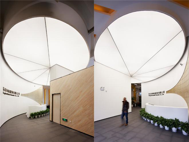 浦東新區(qū)服飾公司辦公室裝修設(shè)計-第4張圖片-上海古都建筑設(shè)計集團(tuán)