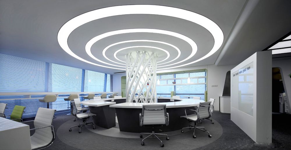 上海辦公室裝修簡潔清新風(fēng)格設(shè)計-第1張圖片-上海古都建筑設(shè)計集團