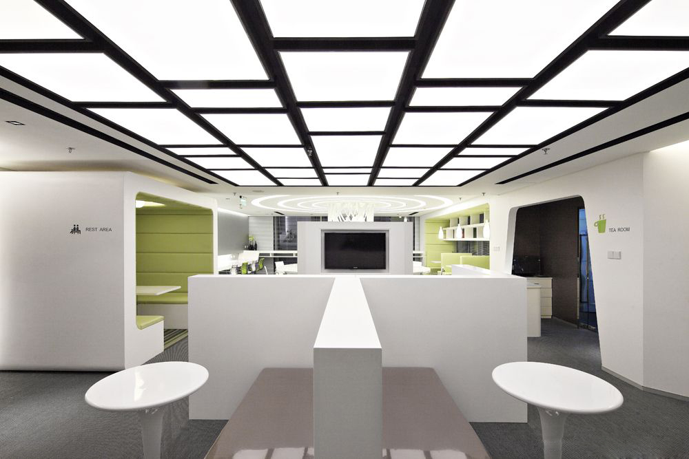 上海辦公室裝修簡潔清新風(fēng)格設(shè)計-第12張圖片-上海古都建筑設(shè)計集團