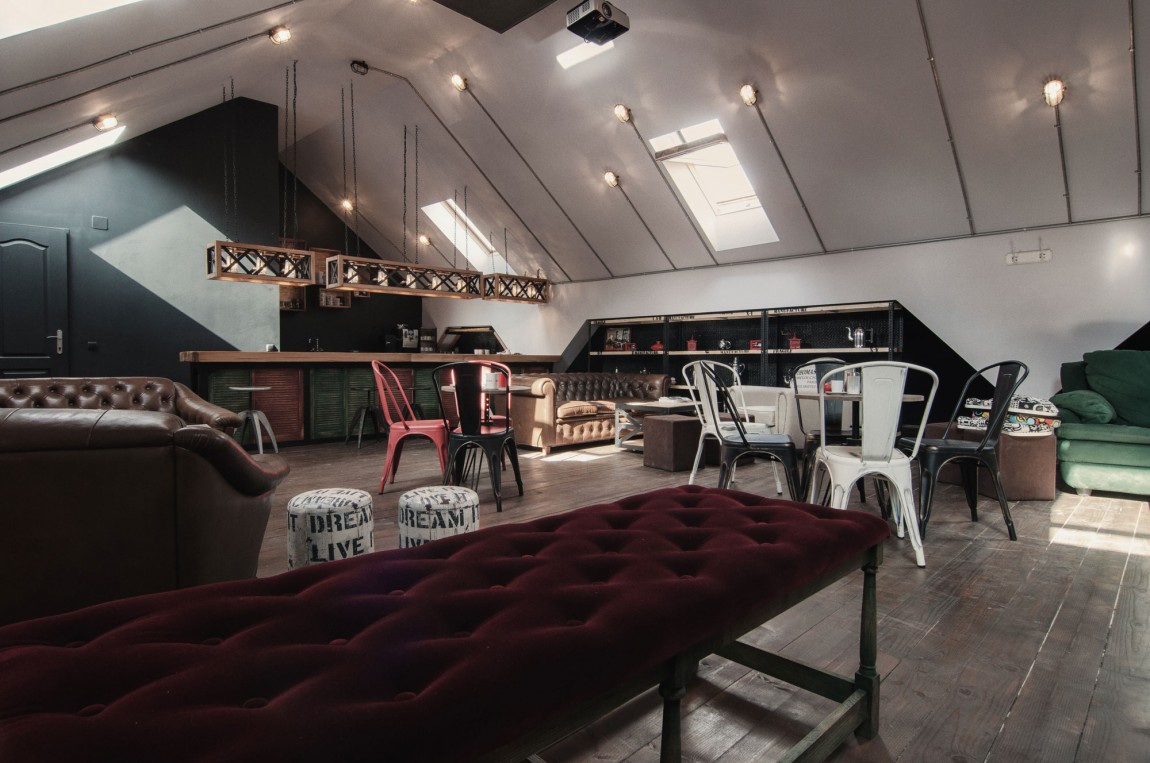 浦東新區(qū)120平工業(yè)風(fēng)咖啡廳裝修設(shè)計-第7張圖片-上海古都建筑設(shè)計集團