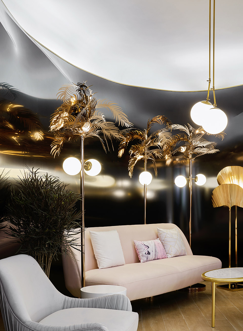 黃浦區(qū)簡約風(fēng)美容會所裝修設(shè)計-第3張圖片-上海古都建筑設(shè)計集團(tuán)