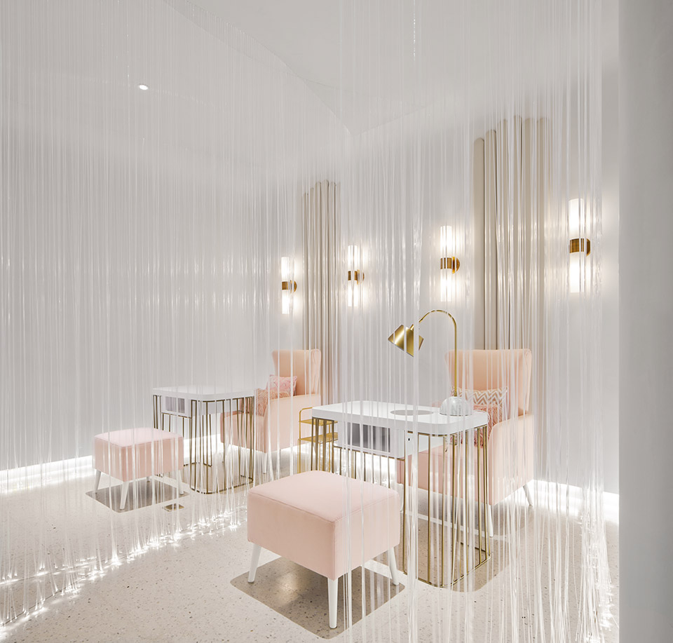 黃浦區(qū)簡約風(fēng)美容會所裝修設(shè)計-第4張圖片-上海古都建筑設(shè)計集團(tuán)