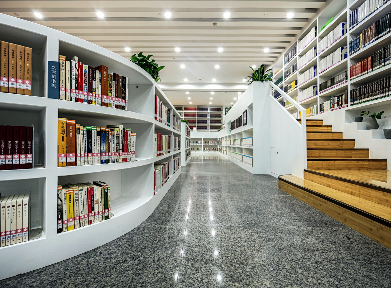嘉定區(qū)簡約風格圖書館裝修設(shè)計-第1張圖片-上海古都建筑設(shè)計集團