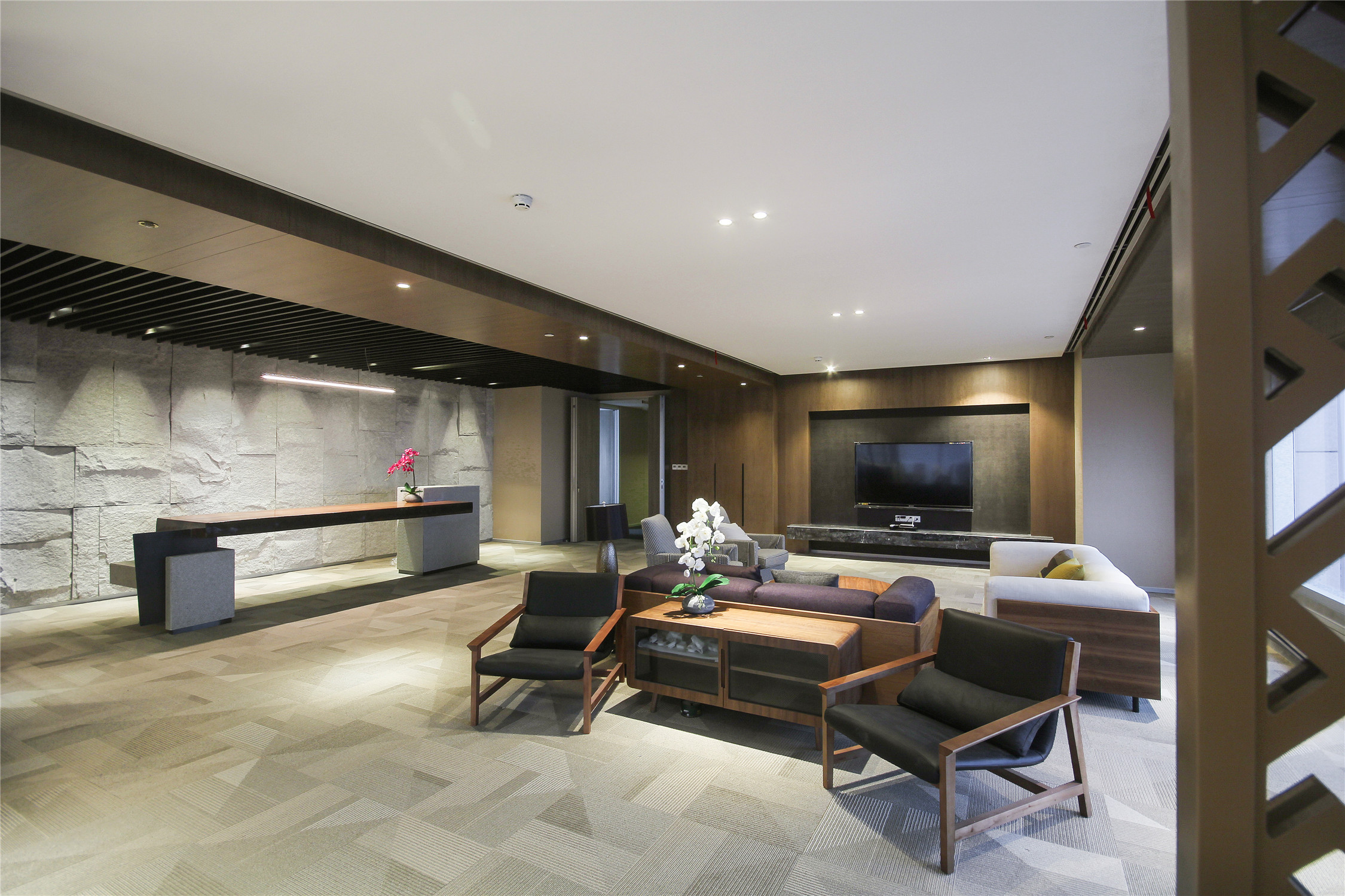 嘉定區(qū)現(xiàn)代簡約辦公室裝修設(shè)計-第5張圖片-上海古都建筑設(shè)計集團(tuán)