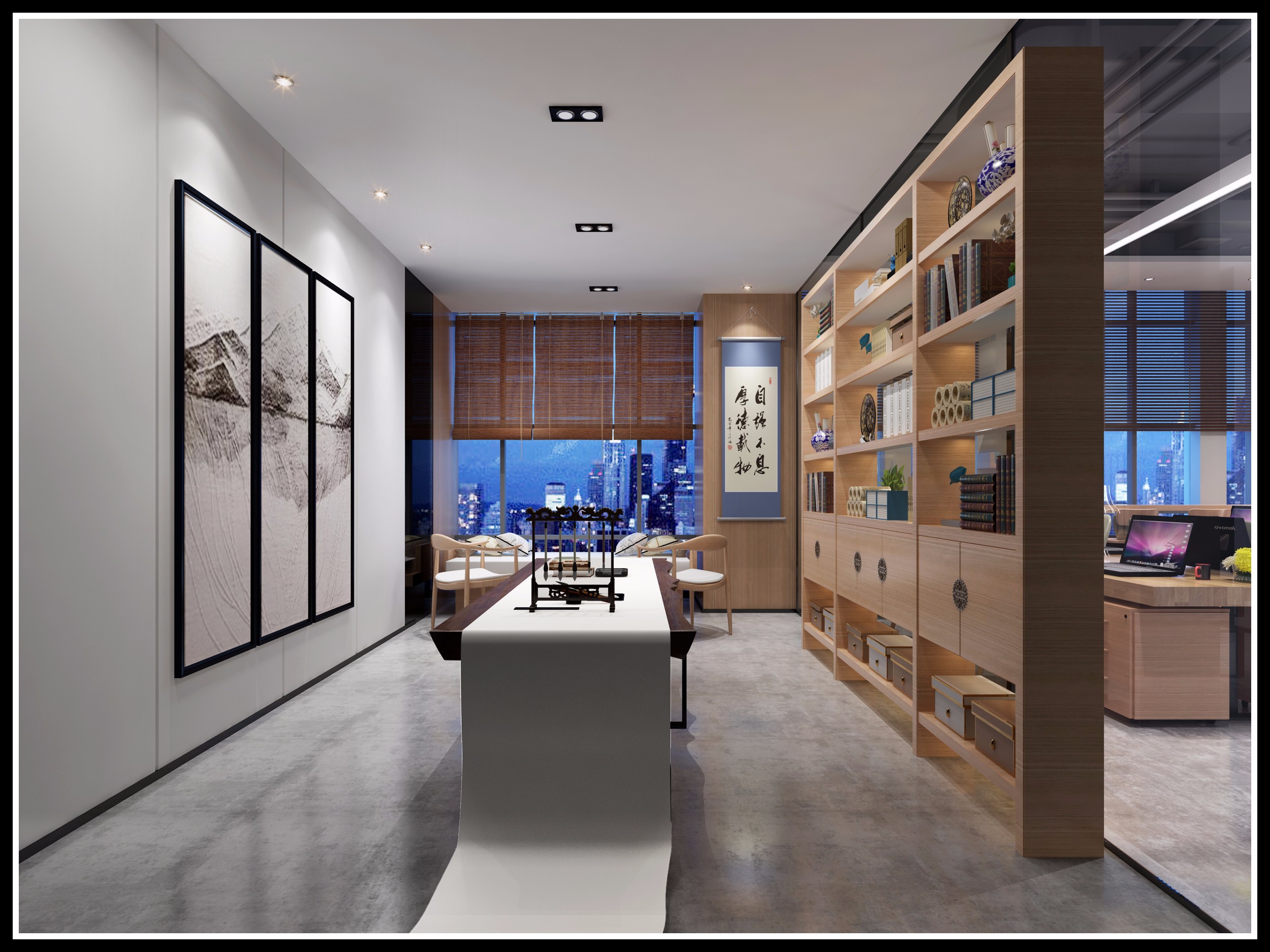 浦東新區(qū)奢華工業(yè)風辦公室裝修設(shè)計-第7張圖片-上海古都建筑設(shè)計集團