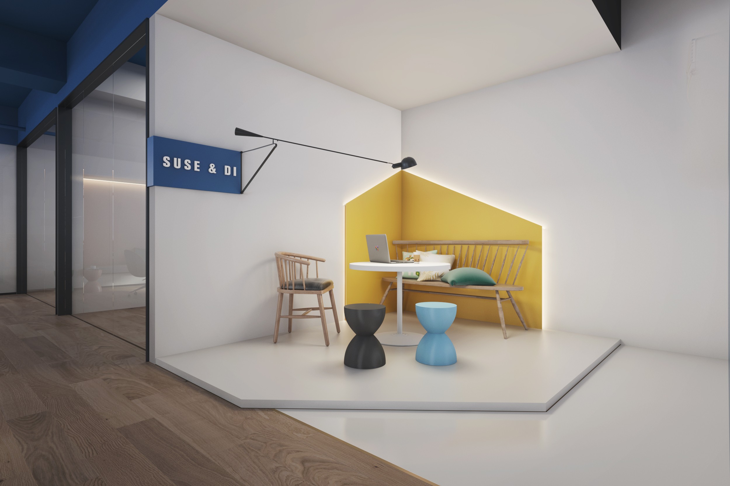 素色風格辦公室裝修設計-第7張圖片-上海古都建筑設計集團