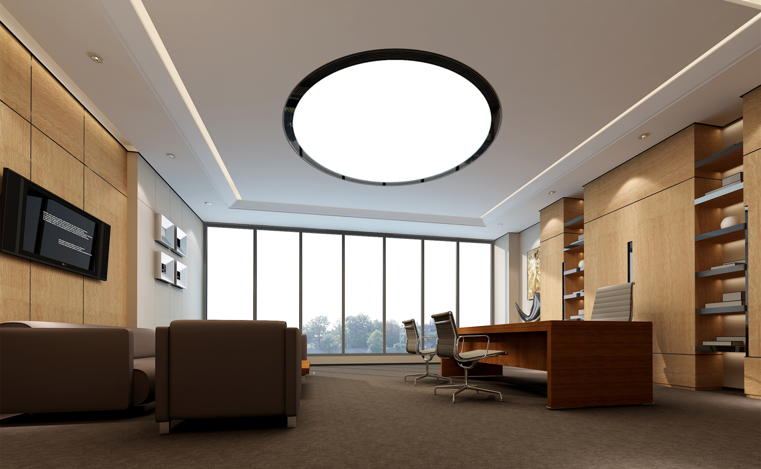 古典風格辦公室裝修設(shè)計-第10張圖片-上海古都建筑設(shè)計集團