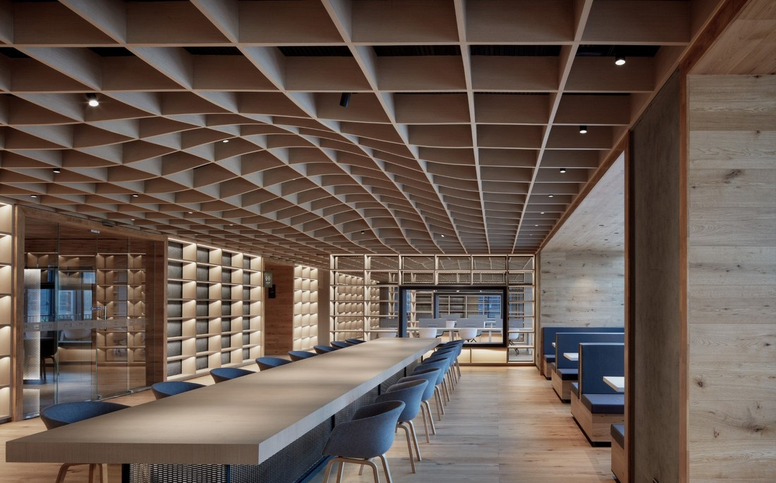 木質(zhì)時尚風格辦公室裝修設計-第5張圖片-上海古都建筑設計集團