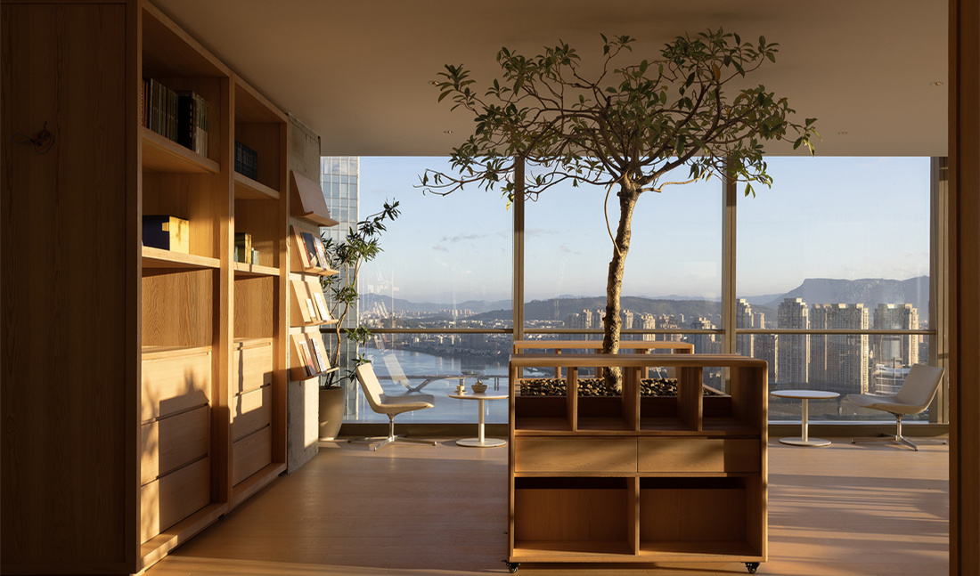 復古茶藝風格辦公室裝修設計-第5張圖片-上海古都建筑設計集團