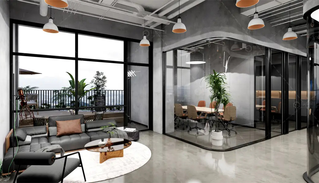電子科技公司辦公室裝修設(shè)計-第1張圖片-上海古都建筑設(shè)計集團