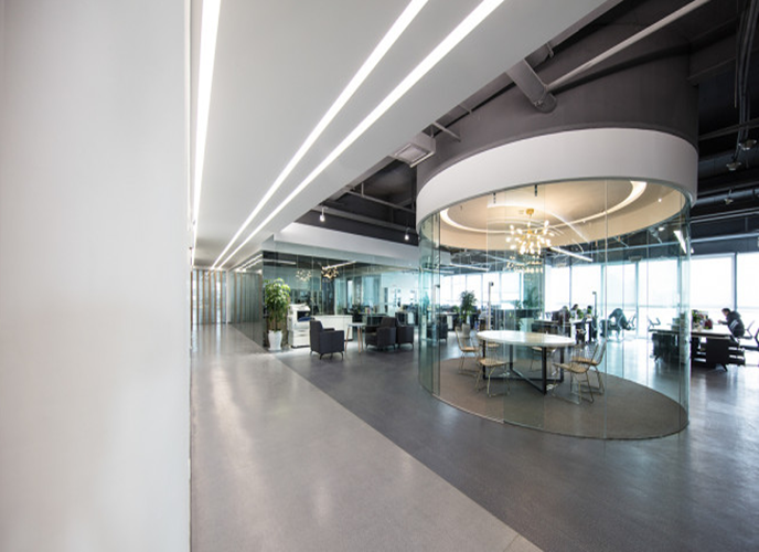 寶山1620平米現(xiàn)代簡約風(fēng)格辦公室裝修-第1張圖片-上海古都建筑設(shè)計集團(tuán)