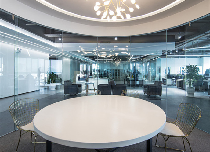 寶山1620平米現(xiàn)代簡約風(fēng)格辦公室裝修-第3張圖片-上海古都建筑設(shè)計集團(tuán)